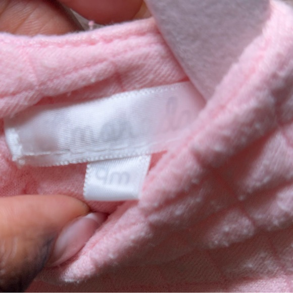 Limonada Pink and White Baby Girl Two Piece Jumpsuit Set Size 9 Months - Picture 9 of 11